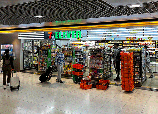スワンナプーム国際空港のセブンイレブン